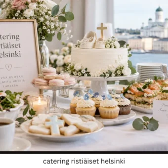 Catering ristiäiset Helsinki – näin suunnittelet onnistuneet ristiäistarjoilut